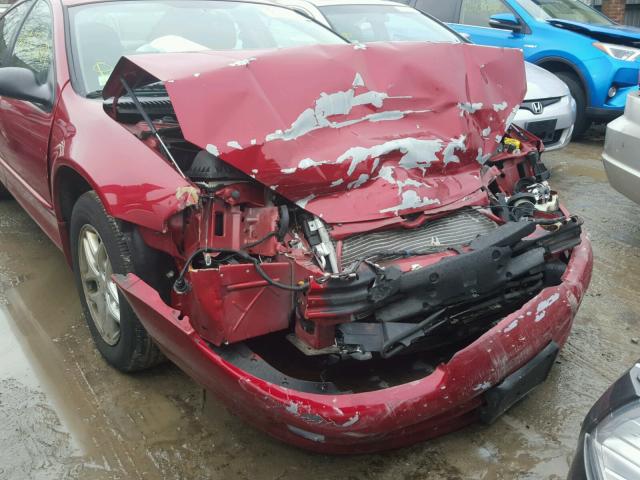 2B3HD46R42H267582 - 2002 DODGE INTREPID S RED photo 9