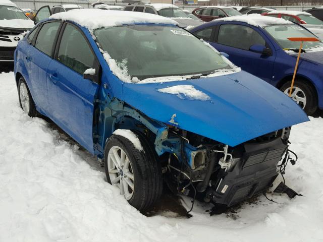 1FADP3F27HL243439 - 2017 FORD FOCUS SE BLUE photo 1