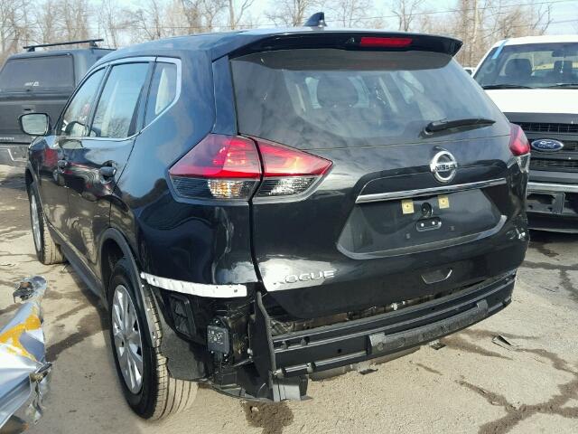 KNMAT2MV0JP513402 - 2018 NISSAN ROGUE S BLACK photo 3