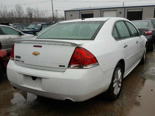 2G1WC5E30E1135498 - 2014 CHEVROLET IMPALA LIM WHITE photo 4