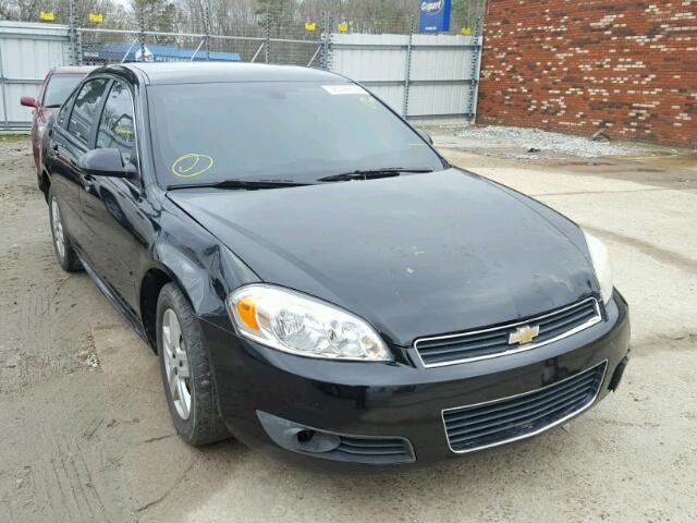 2G1WB5ENXA1246493 - 2010 CHEVROLET IMPALA LT BLACK photo 1