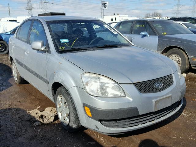 KNADE123166176994 - 2006 KIA RIO SILVER photo 1