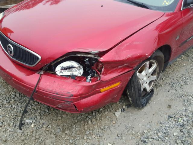 1MEFM55S4YA648161 - 2000 MERCURY SABLE LS P RED photo 9