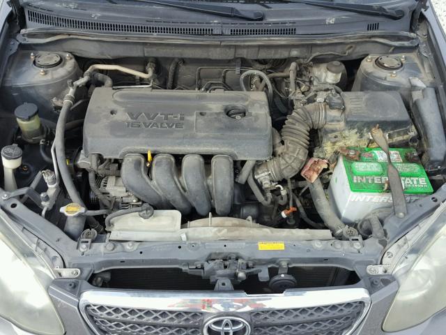 1NXBR32E26Z579255 - 2006 TOYOTA COROLLA CE SILVER photo 7