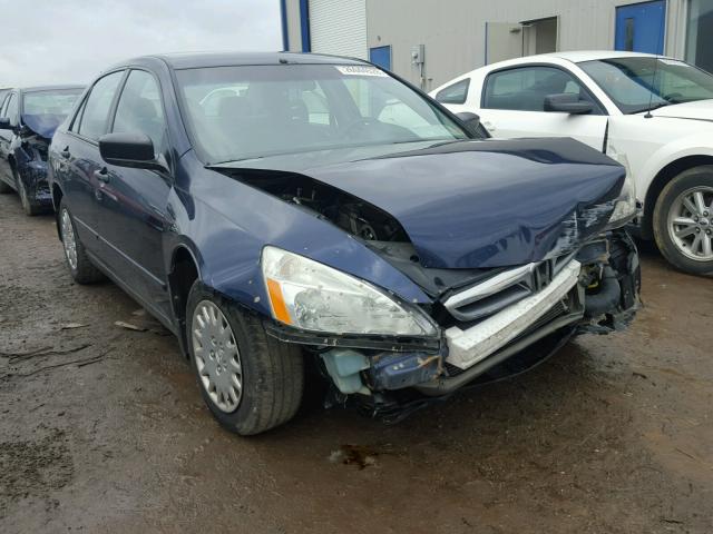 1HGCM56147A213022 - 2007 HONDA ACCORD VAL BLUE photo 1