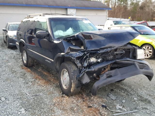 1GKCS18W7YK293874 - 2000 GMC JIMMY Սև լուսանկար 1