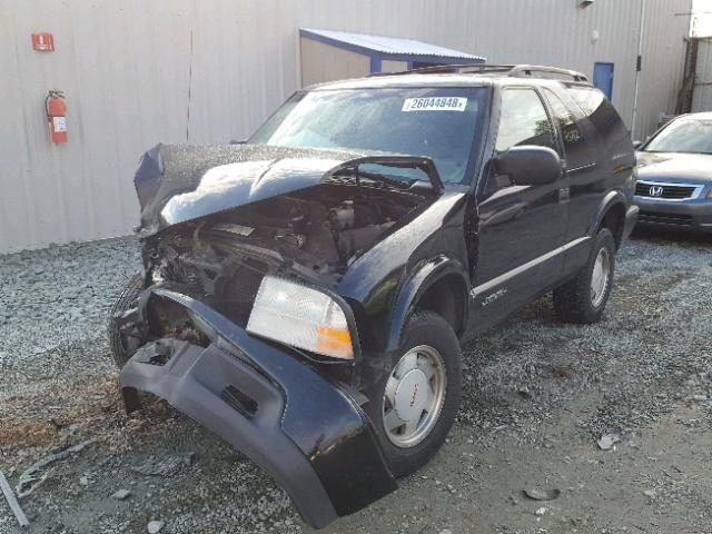 1GKCS18W7YK293874 - 2000 GMC JIMMY Սև լուսանկար 2