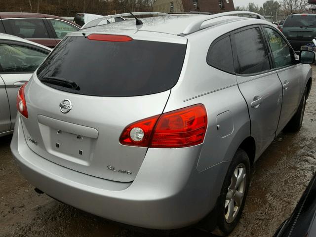 JN8AS58V99W437425 - 2009 NISSAN ROGUE S SILVER photo 4