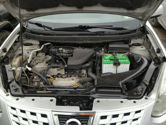 JN8AS58V99W437425 - 2009 NISSAN ROGUE S SILVER photo 7