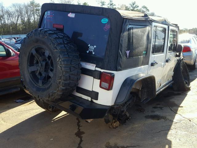 1J4BA3H12AL104357 - 2010 JEEP WRANGLER U WHITE photo 4