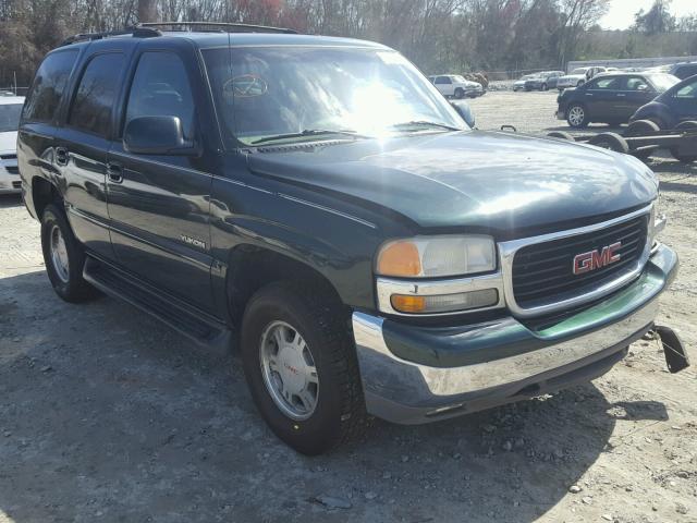 1GKEC13V41R215229 - 2001 GMC YUKON GREEN photo 1