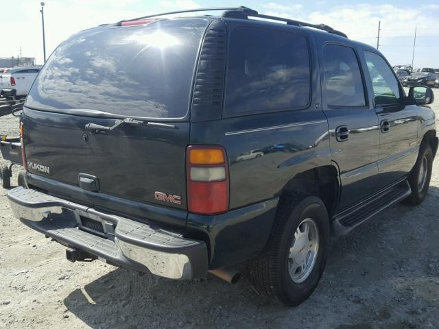 1GKEC13V41R215229 - 2001 GMC YUKON GREEN photo 4