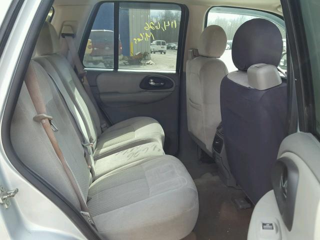 1GNDT13S772163505 - 2007 CHEVROLET TRAILBLAZE GRAY photo 6