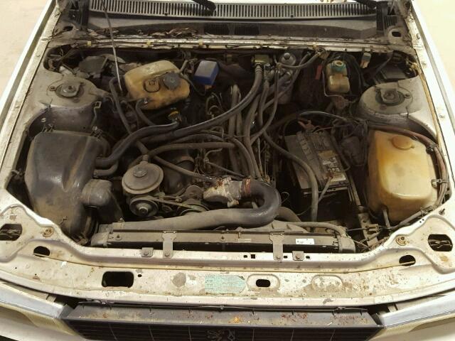 VF3BD41B7FS388769 - 1985 PEUGEOT 505 S WHITE photo 7