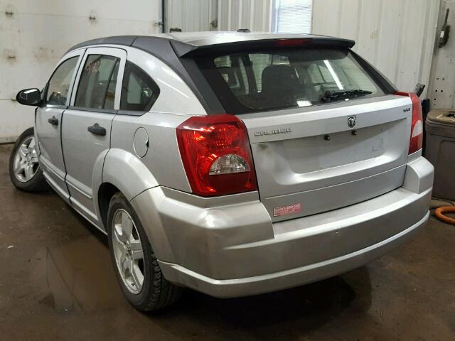 1B3HB48B28D656295 - 2008 DODGE CALIBER SX SILVER photo 3