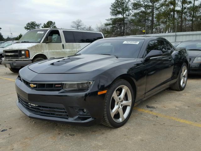 2G1FK1EJ9F9205285 - 2015 CHEVROLET CAMARO 2SS BLACK photo 2