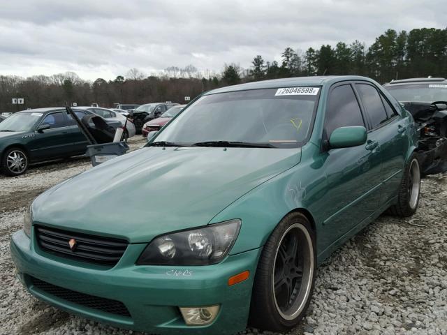 JTHBD192430069171 - 2003 LEXUS IS 300 GREEN photo 2