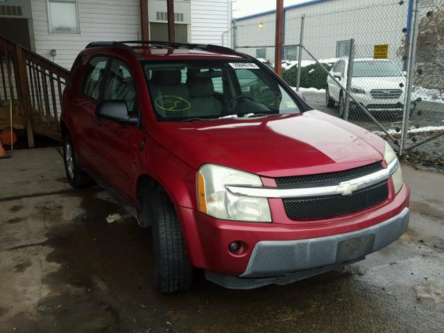 2CNDL13F256040542 - 2005 CHEVROLET EQUINOX LS RED photo 1