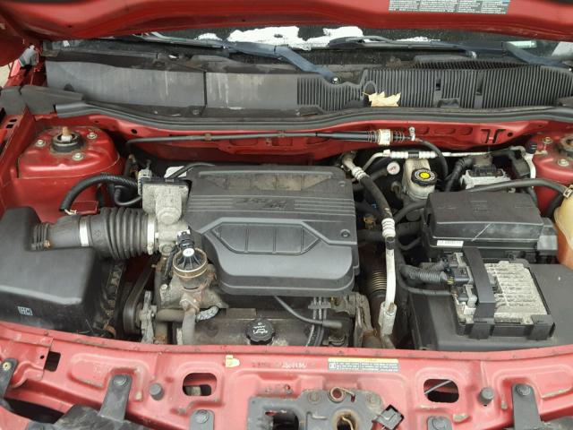 2CNDL13F256040542 - 2005 CHEVROLET EQUINOX LS RED photo 7