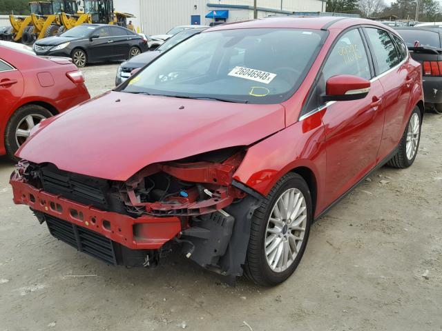 1FAHP3M24CL432918 - 2012 FORD FOCUS SEL RED photo 9