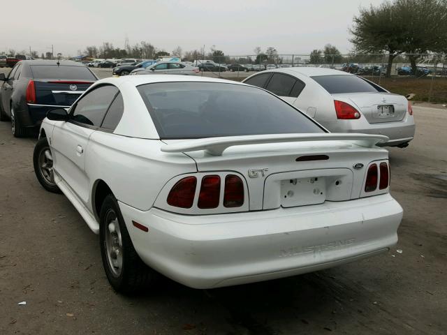 1FAFP404XWF187047 - 1998 FORD MUSTANG WHITE photo 3