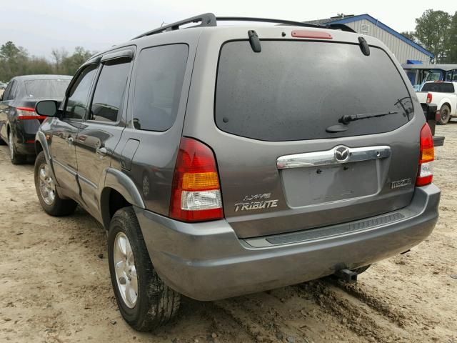 4F2YU09102KM64982 - 2002 MAZDA TRIBUTE LX GRAY photo 3