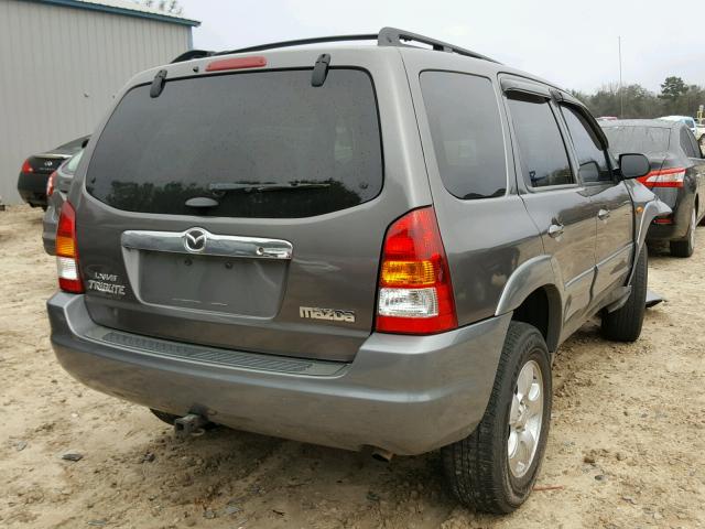 4F2YU09102KM64982 - 2002 MAZDA TRIBUTE LX GRAY photo 4