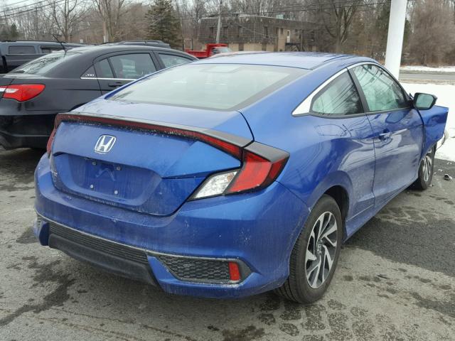 2HGFC4B53GH300608 - 2016 HONDA CIVIC LX BLUE photo 4