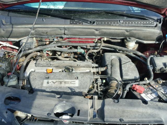 JHLRD78862C025830 - 2002 HONDA CR-V EX BURGUNDY photo 7