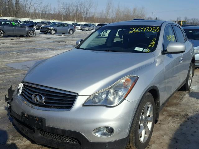 JNKAJ09F88M362671 - 2008 INFINITI EX35 BASE SILVER photo 2