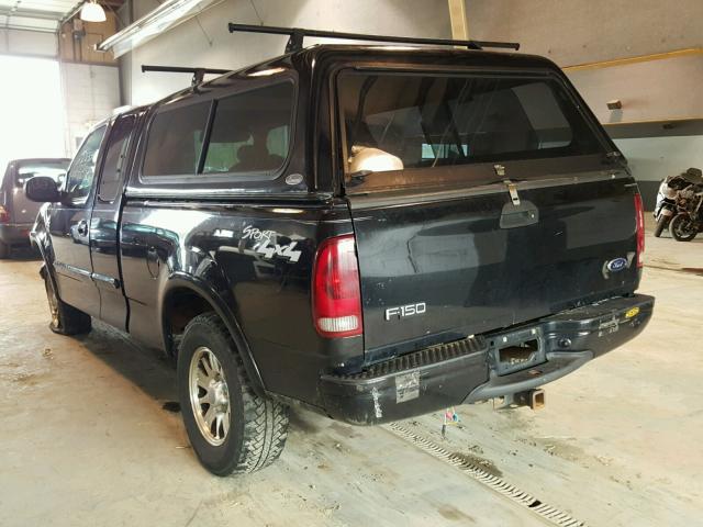 1FTRX18L03NB85018 - 2003 FORD F150 أسود صورة 3