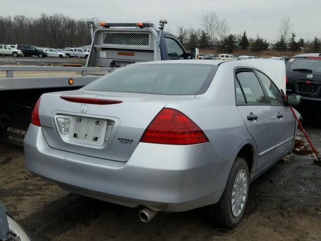 1HGCM56157A133776 - 2007 HONDA ACCORD VAL SILVER photo 4