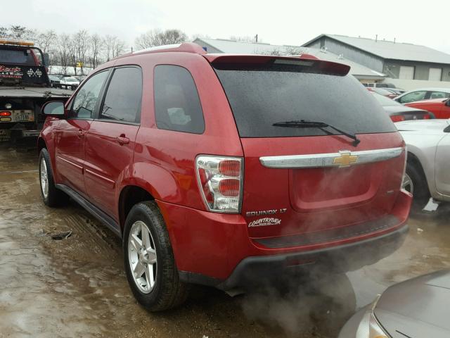 2CNDL73F466206404 - 2006 CHEVROLET EQUINOX LT RED photo 3