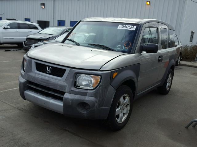 5J6YH27543L044458 - 2003 HONDA ELEMENT EX GRAY photo 2