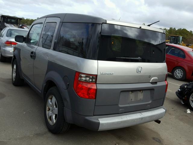 5J6YH27543L044458 - 2003 HONDA ELEMENT EX GRAY photo 3