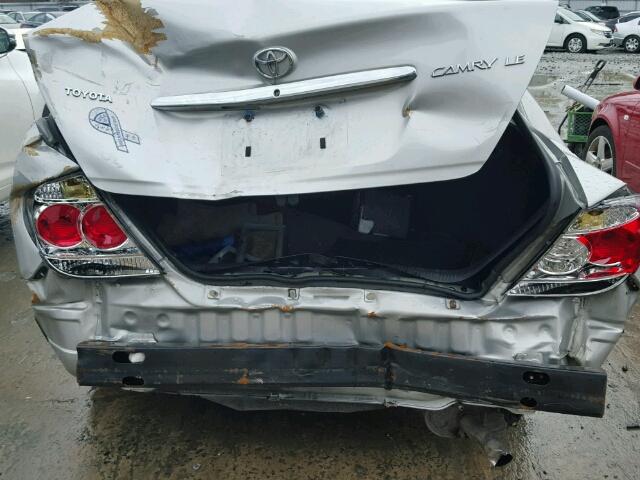4T1BE32K85U408588 - 2005 TOYOTA CAMRY LE SILVER photo 9