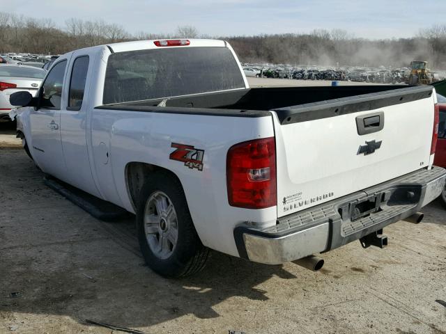 1GCEK29069Z252357 - 2009 CHEVROLET SILVERADO WHITE photo 3