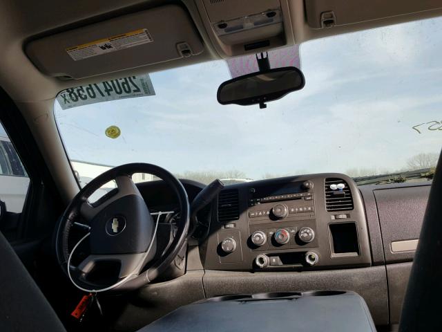 1GCEK29069Z252357 - 2009 CHEVROLET SILVERADO WHITE photo 9