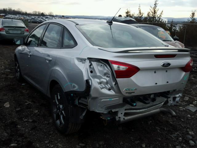 1FADP3F22DL155067 - 2013 FORD FOCUS SE SILVER photo 3