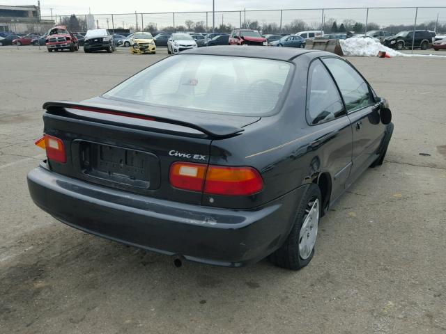 1HGEJ1255PL019316 - 1993 HONDA CIVIC EX შავი ფოტო 4