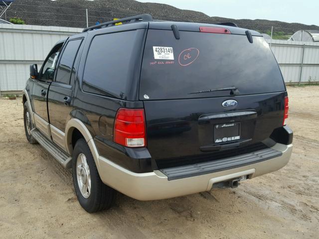 1FMPU17505LB03852 - 2005 FORD EXPEDITION BLACK photo 3