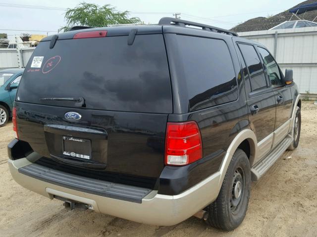 1FMPU17505LB03852 - 2005 FORD EXPEDITION BLACK photo 4