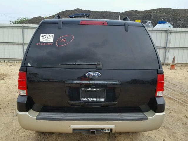 1FMPU17505LB03852 - 2005 FORD EXPEDITION BLACK photo 6