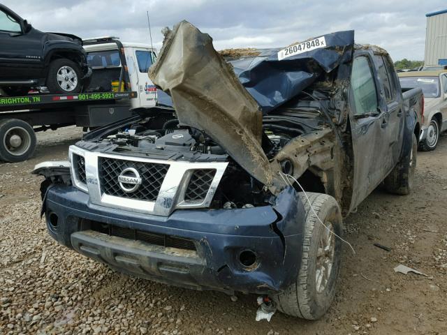 1N6AD0ER4GN786136 - 2016 NISSAN FRONTIER S BLUE photo 2