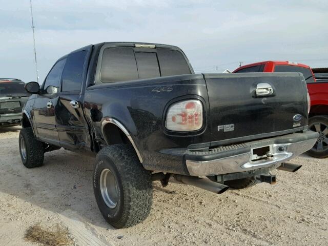 1FTRW08L81KD81381 - 2001 FORD F150 SUPER BLACK photo 3