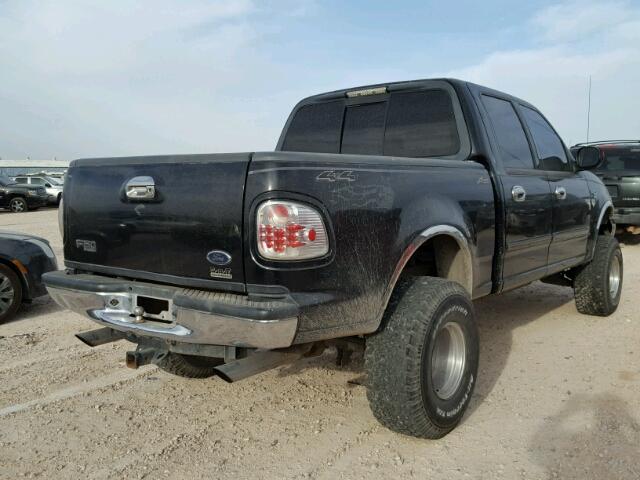 1FTRW08L81KD81381 - 2001 FORD F150 SUPER BLACK photo 4