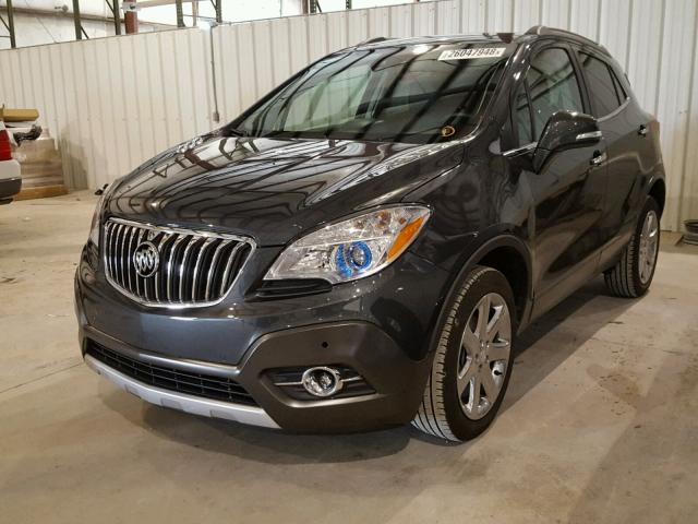 KL4CJHSB8GB568934 - 2016 BUICK ENCORE PRE GRAY photo 2