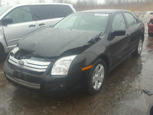 3FAHP07Z77R242139 - 2007 FORD FUSION SE BLACK photo 2