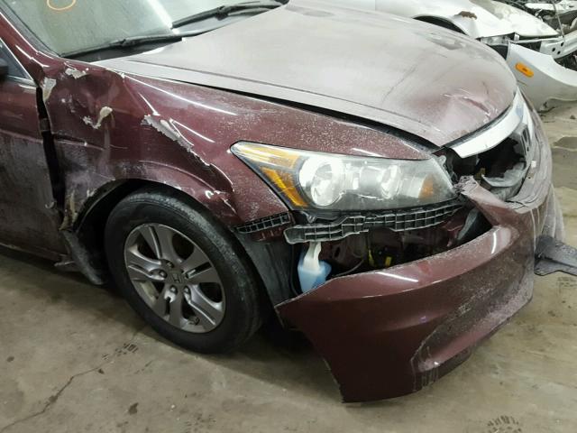 1HGCP2F41BA143116 - 2011 HONDA ACCORD LXP MAROON photo 9