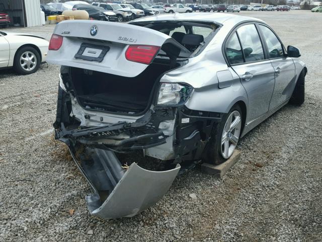 WBA3C3G51ENS68487 - 2014 BMW 320 I SILVER photo 4